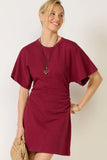 Cam Ruched Mini Dress