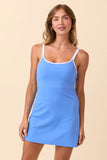 Chasing Victory Blue Back Cutout Active Dress