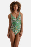 Bailey One Piece Coastal Leaves
