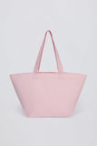 Oversized Tote Bag in Powder Pink