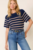 Katie Short Sleeve Raglan Cashmere Tee