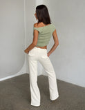 KITTIE PANT WHITE CREAM