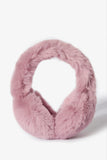 Faux Fur Earmuffs in Powder Pink