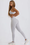 Soft Active Mid Rise Leggings in Grey