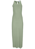 Halter Maxi Dress Iceberg Green