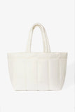 Waterproof Puffer Tote Bag in Ice