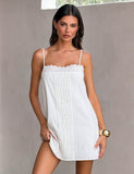 BRYNLEE MINI DRESS WHITE