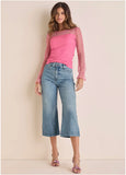 Dot Mesh Top Polignac
