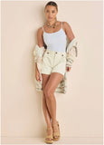 Chino 5 Inch Short Cream