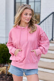 Emerson Mauve Lace Patchwork Hoodie SALE