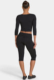 ButterCloud Capri Leggings in Black