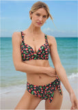 St Lucia Twist Bikini Top Very Cherry