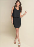 Casual Tank Dress Black