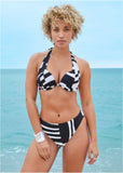 Marilyn Push Up Bikini Top Modern Abstract