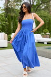 Kassie Cobalt Blue Strapless Maxi Dress SALE
