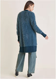 Eyelash Cardigan Ensign Blue