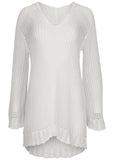 Crochet Cover Up Dress White
