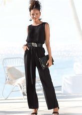 Sleeveless Jumpsuit Black
