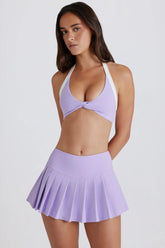 Soft Active Low Rise Pleated Tennis Skort in Lavender
