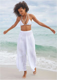 Palazzo Cover Up Pant Pearl White