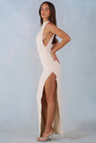 Modal Halterneck Maxi Dress in Ivory