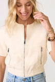 Billie Textured Bomber