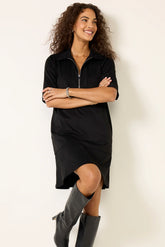 Fowler Faux Suede Shift Dress