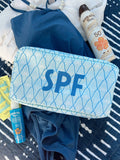KenzKustomz Blue Palms Large Bag SPF