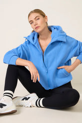 Cotton Fleece Zip Up Hoodie