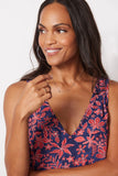 Finley Gathered V Neck Tank
