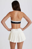 Soft Active Low Rise Pleated Tennis Skort in Coconut