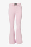 Waterproof Belted Ski Salopettes in Powder Pink