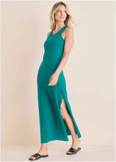 Tank Maxi Dress Tropical Green