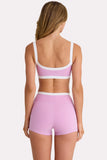 Soft Active Shorts in Sweet Pink