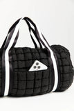 Haylie Active State Black Quilted Duffle Bag SALE