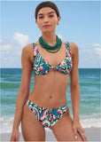 Antigua Twist Bikini Top Fuzzy Paisley