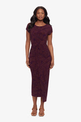 Loki Wrap Front Shaping Dress in Anthurium