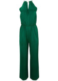 Hammered Satin Jumpsuit Aventurine