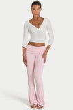 ButterCloud Flared Leggings in Blush