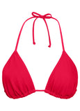 Bahamas Triangle Bikini Top Red Hot