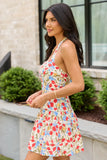 Charlotte Floral Halter Dress