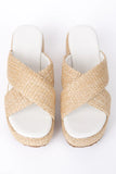 Clementine Tan Cross Platform Sandals