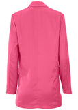 Double Breasted Blazer Hot Pink