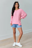 Melanie Pink Striped Pullover SALE