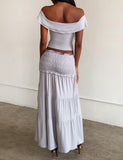 DENALI MAXI SKIRT DOVE GREY