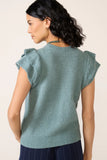 Stasia Flutter Sleeve Pullover