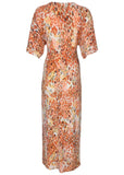 Twist Front Maxi Dress Leopard Trail