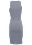Flexrib Mini Dress Seafog