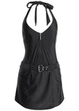 Slimming Swim Dress Black Beauty