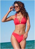 Goddess Push Up Halter Top Sweet Red